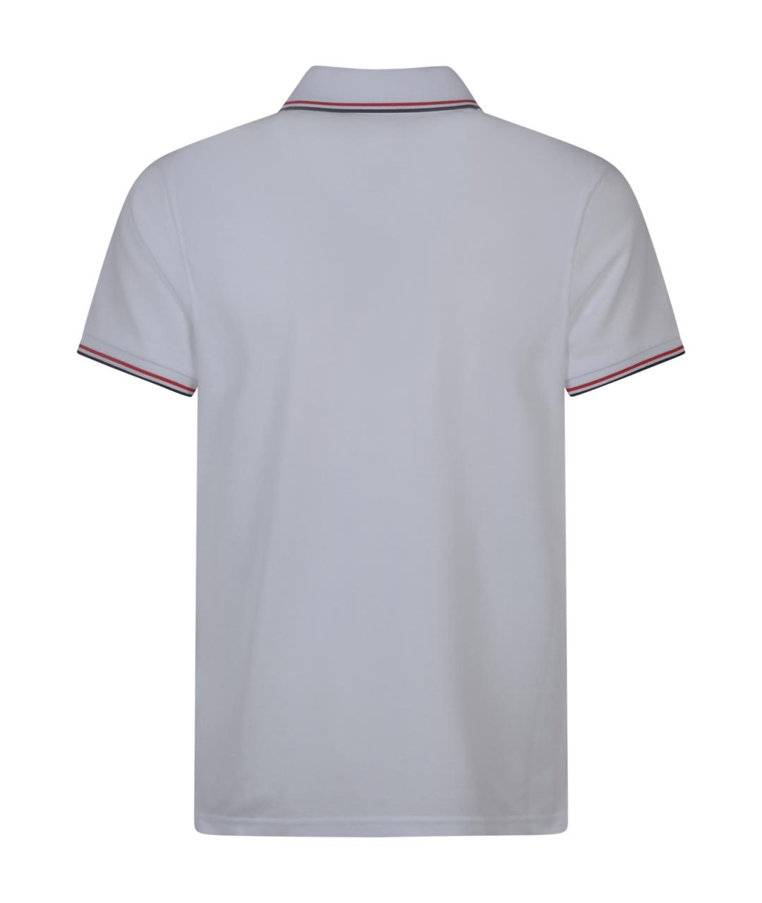 MONCLER Хлопковое поло с коротким рукавом, фото 2