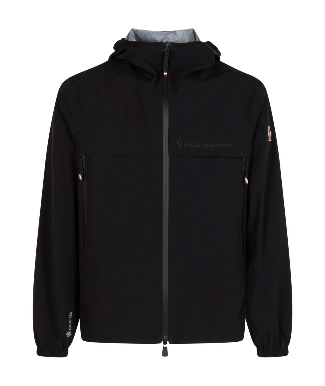 MONCLER GRENOBLE Черная полиэстеровая куртка, фото 1