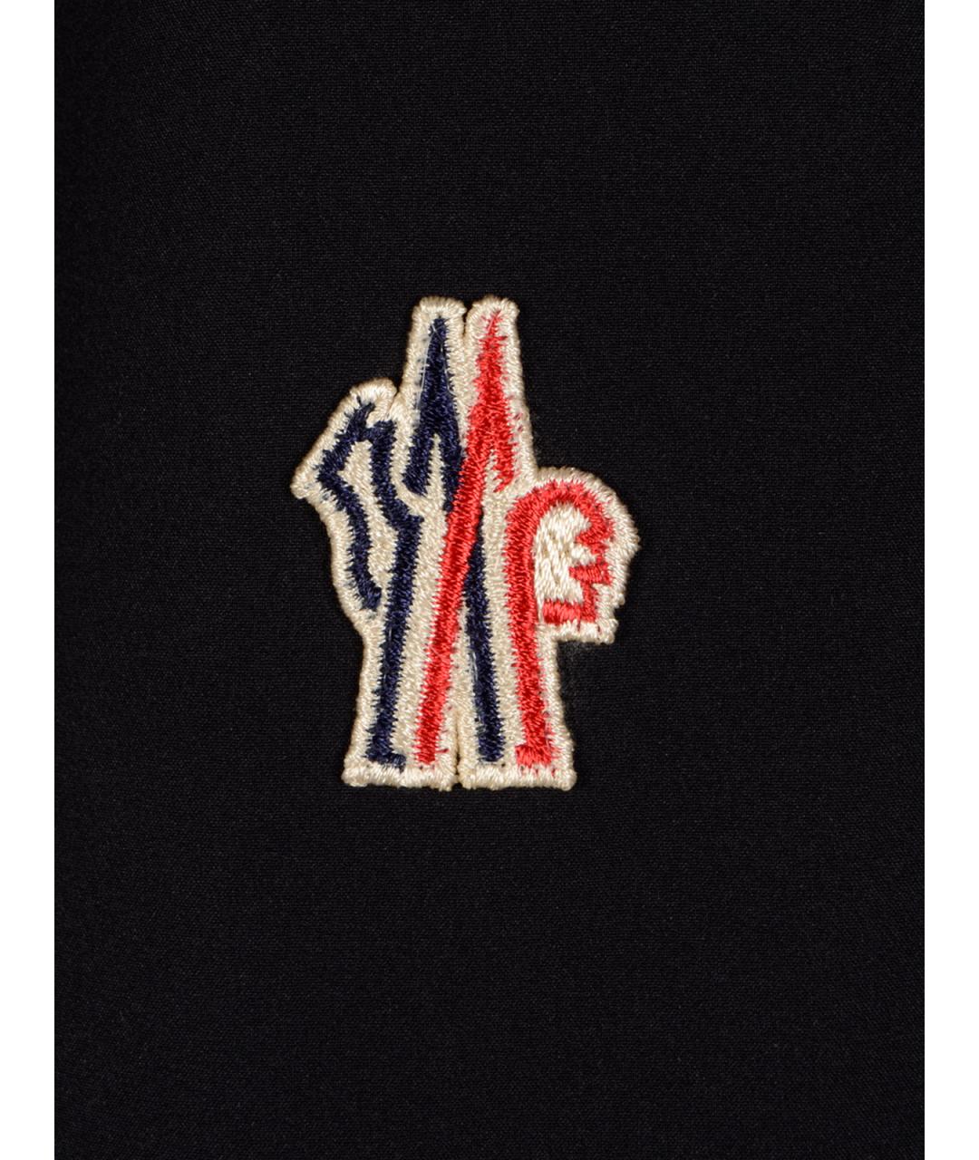 MONCLER GRENOBLE Черная полиэстеровая куртка, фото 3