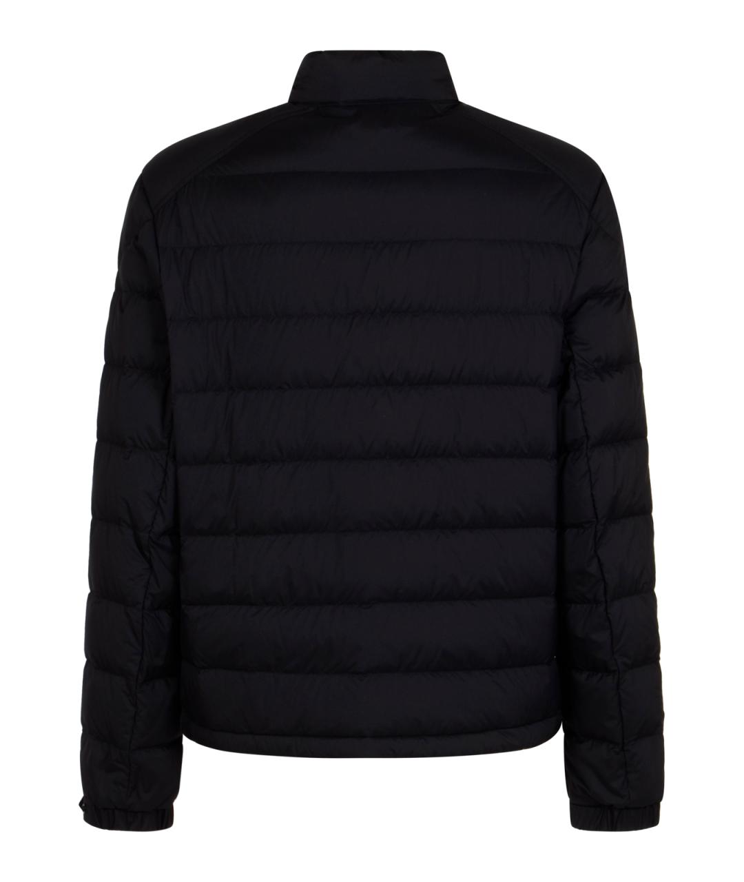 MONCLER Черный синтетический пуховик, фото 2