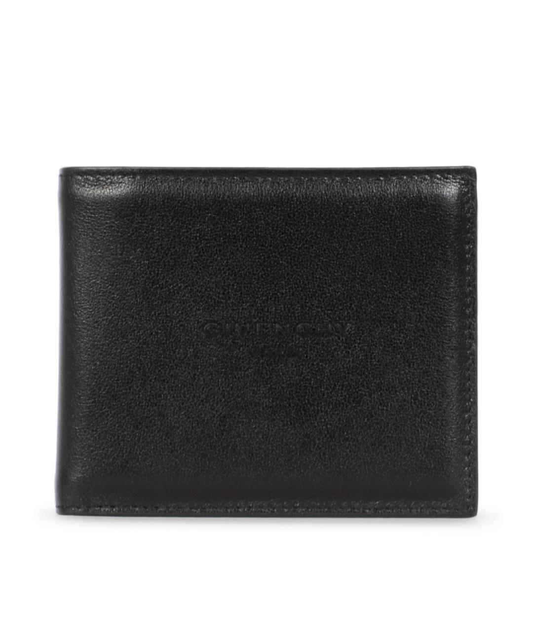 GIVENCHY Черный кожаный кошелек, фото 1
