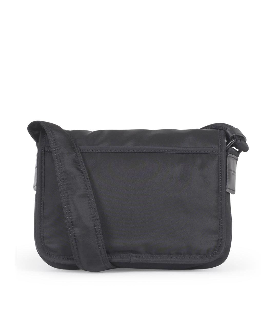 SAINT LAURENT Черная синтетическая сумка на плечо, фото 3