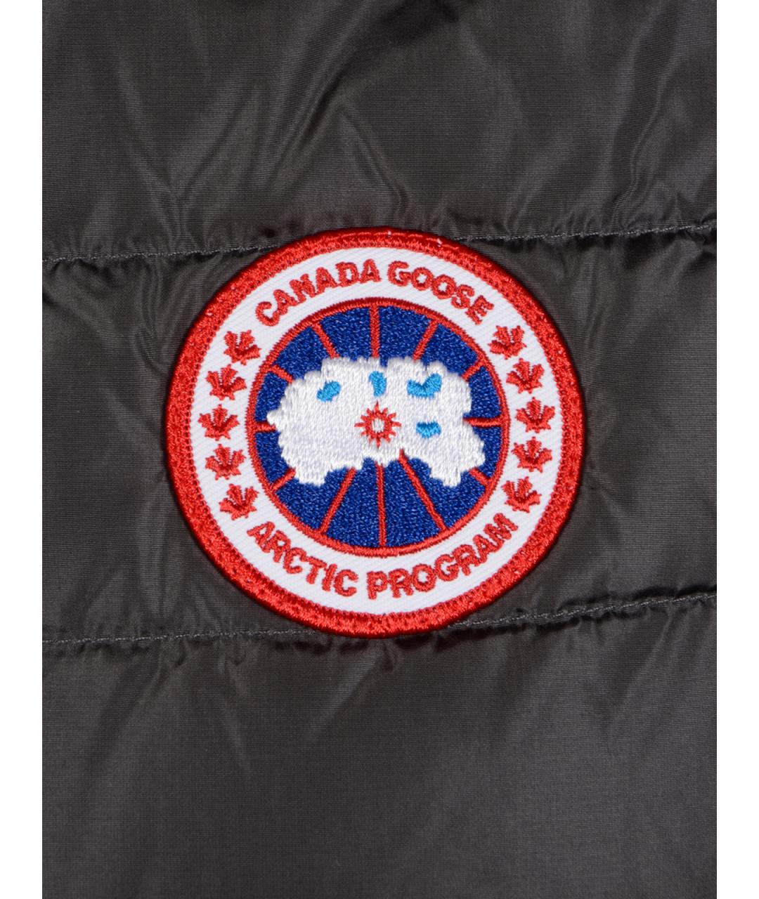 CANADA GOOSE Серый полиамидовый жилет, фото 3