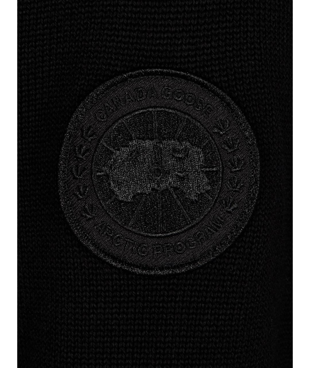 CANADA GOOSE Черный шерстяной джемпер / свитер, фото 3