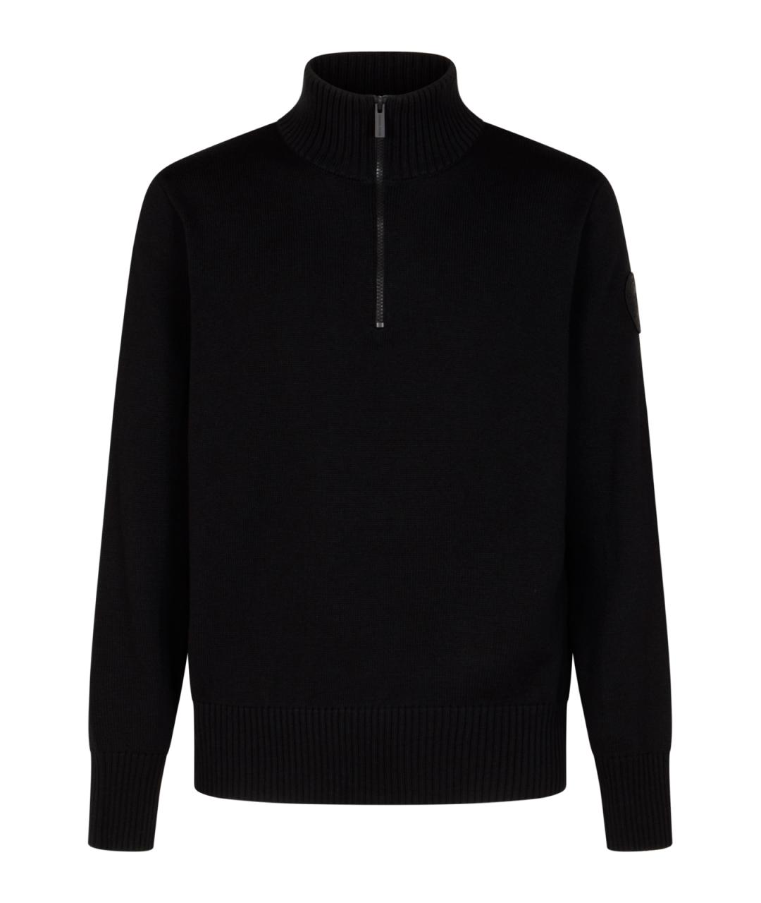 CANADA GOOSE Черный шерстяной джемпер / свитер, фото 1