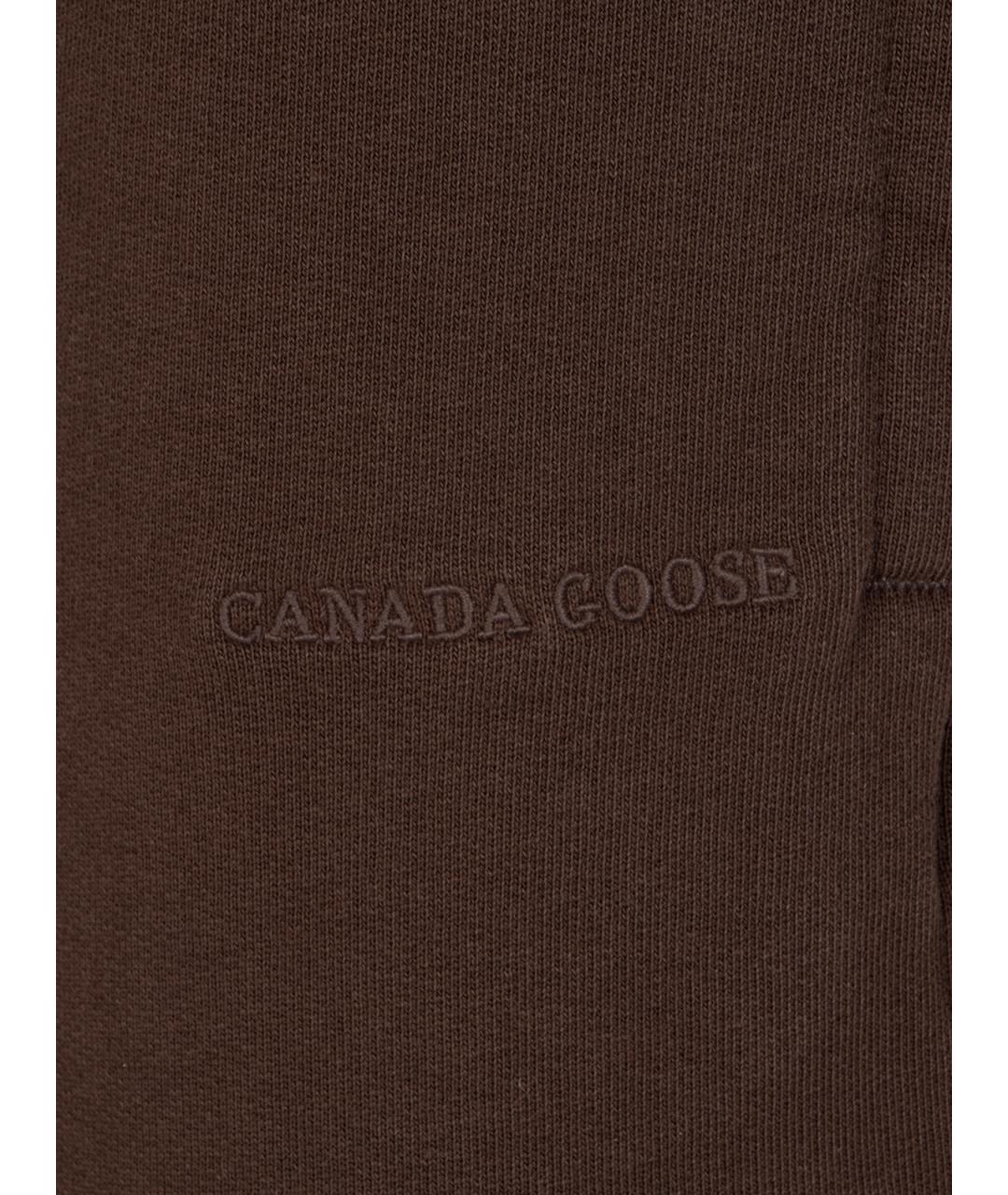 CANADA GOOSE Коричневые прямые брюки, фото 3