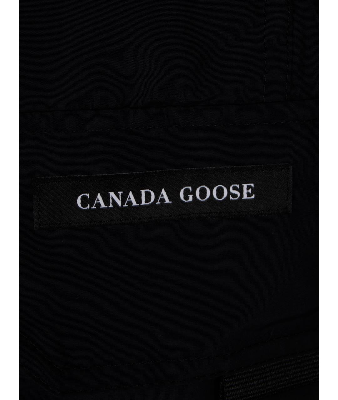 CANADA GOOSE Черные прямые брюки, фото 3