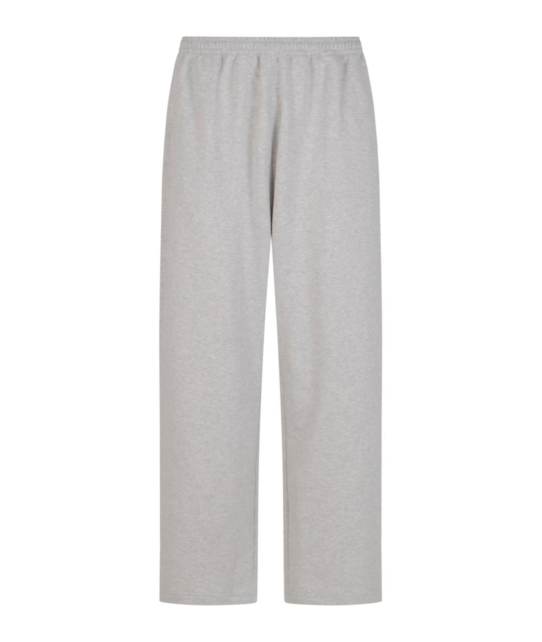 ACNE STUDIOS Серые полиэстеровые повседневные брюки, фото 1