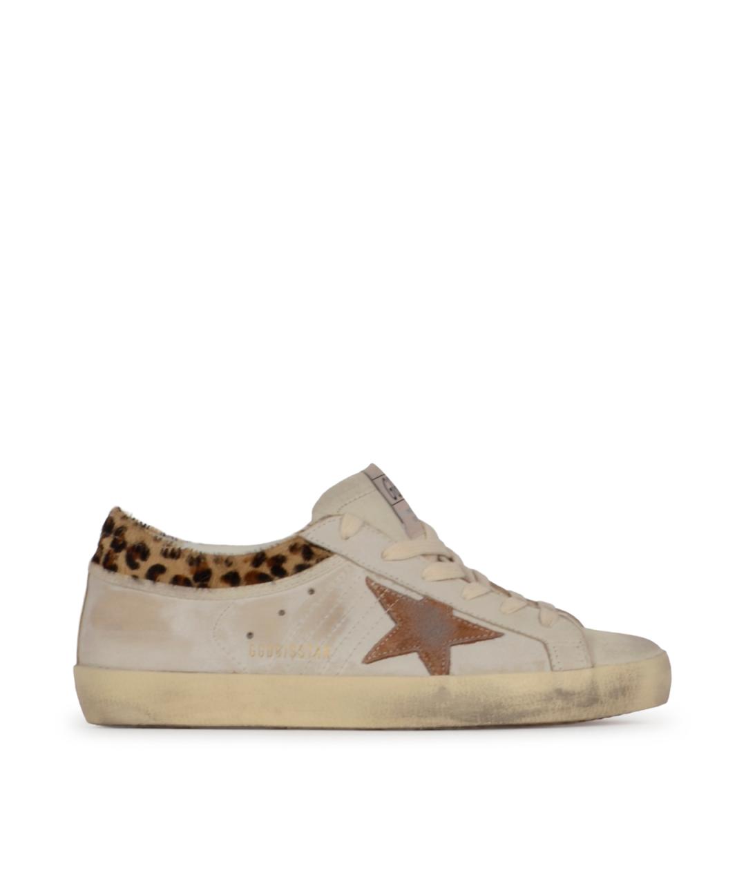 GOLDEN GOOSE DELUXE BRAND Белые кожаные кеды, фото 1