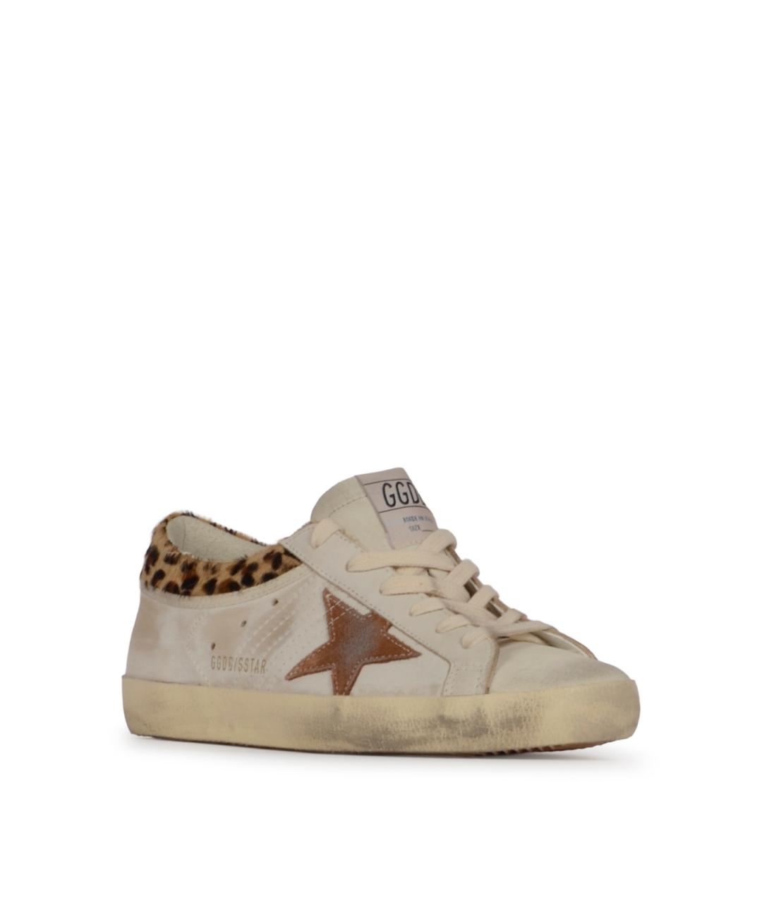 GOLDEN GOOSE DELUXE BRAND Белые кожаные кеды, фото 2
