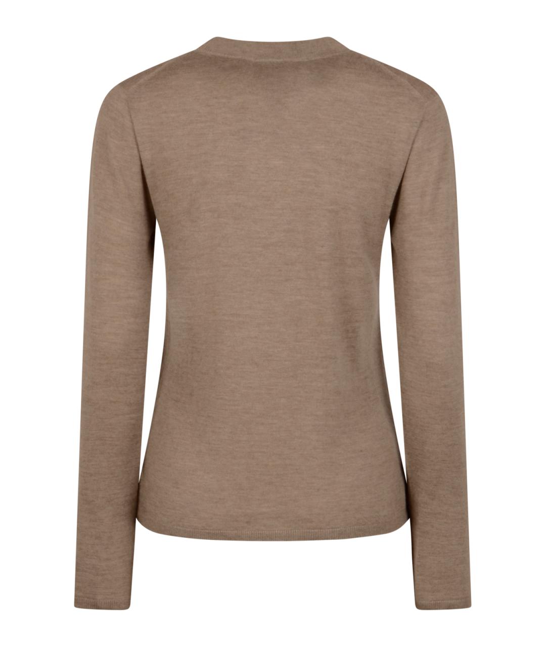 MAX MARA Бежевый джемпер / свитер, фото 2