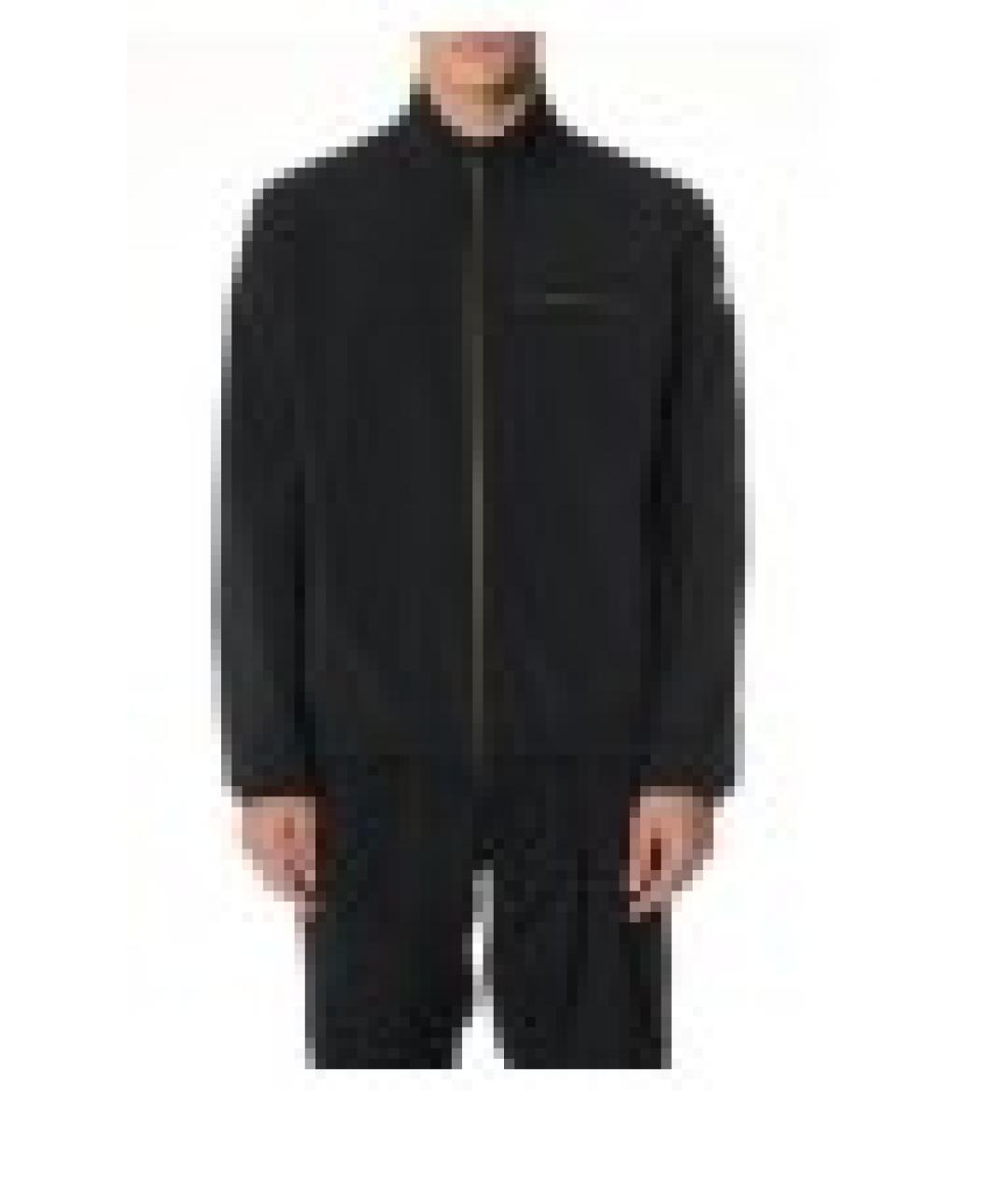 MONCLER Черная полиэстеровая куртка, фото 4