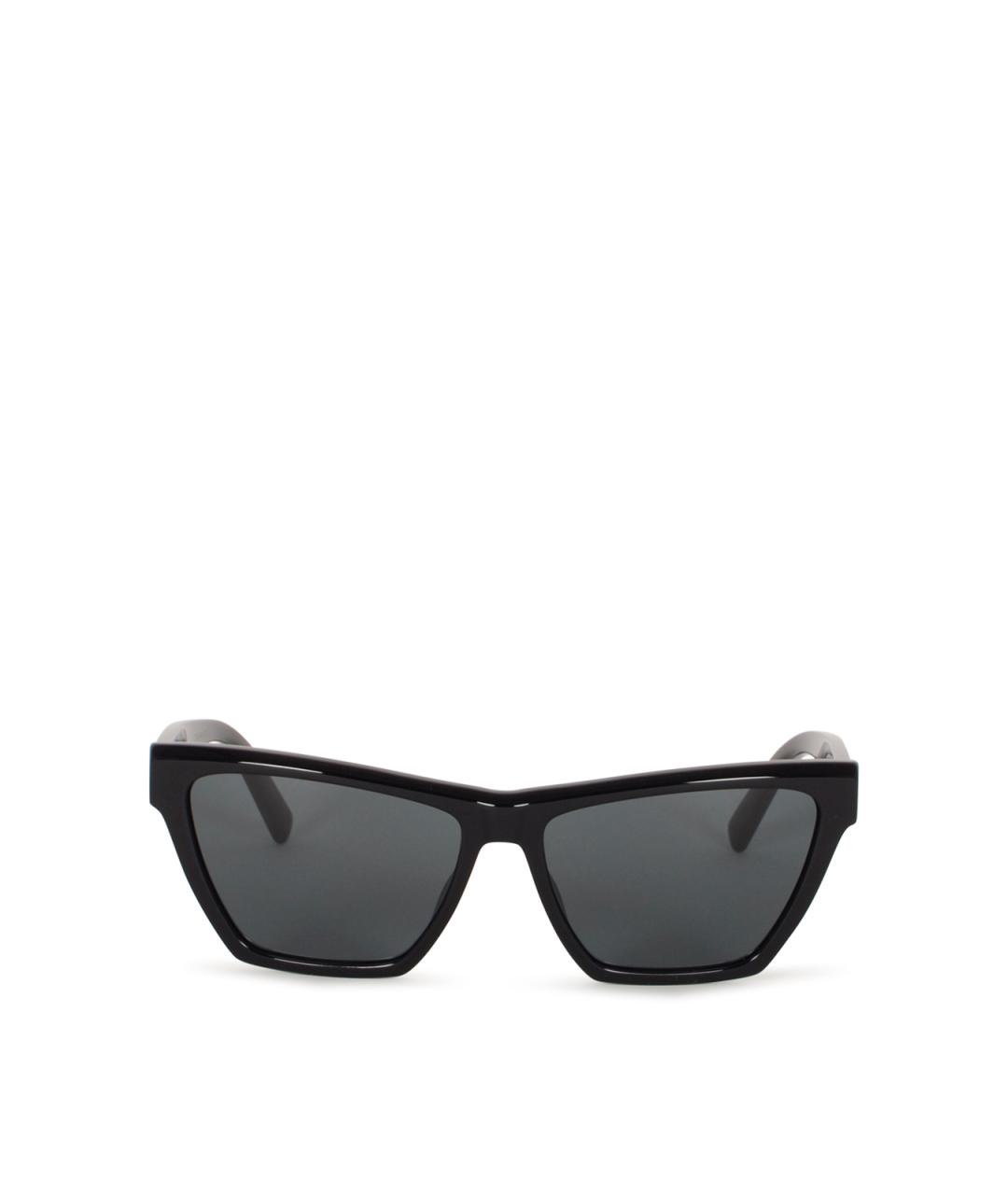 SAINT LAURENT Черные пластиковые солнцезащитные очки, фото 2