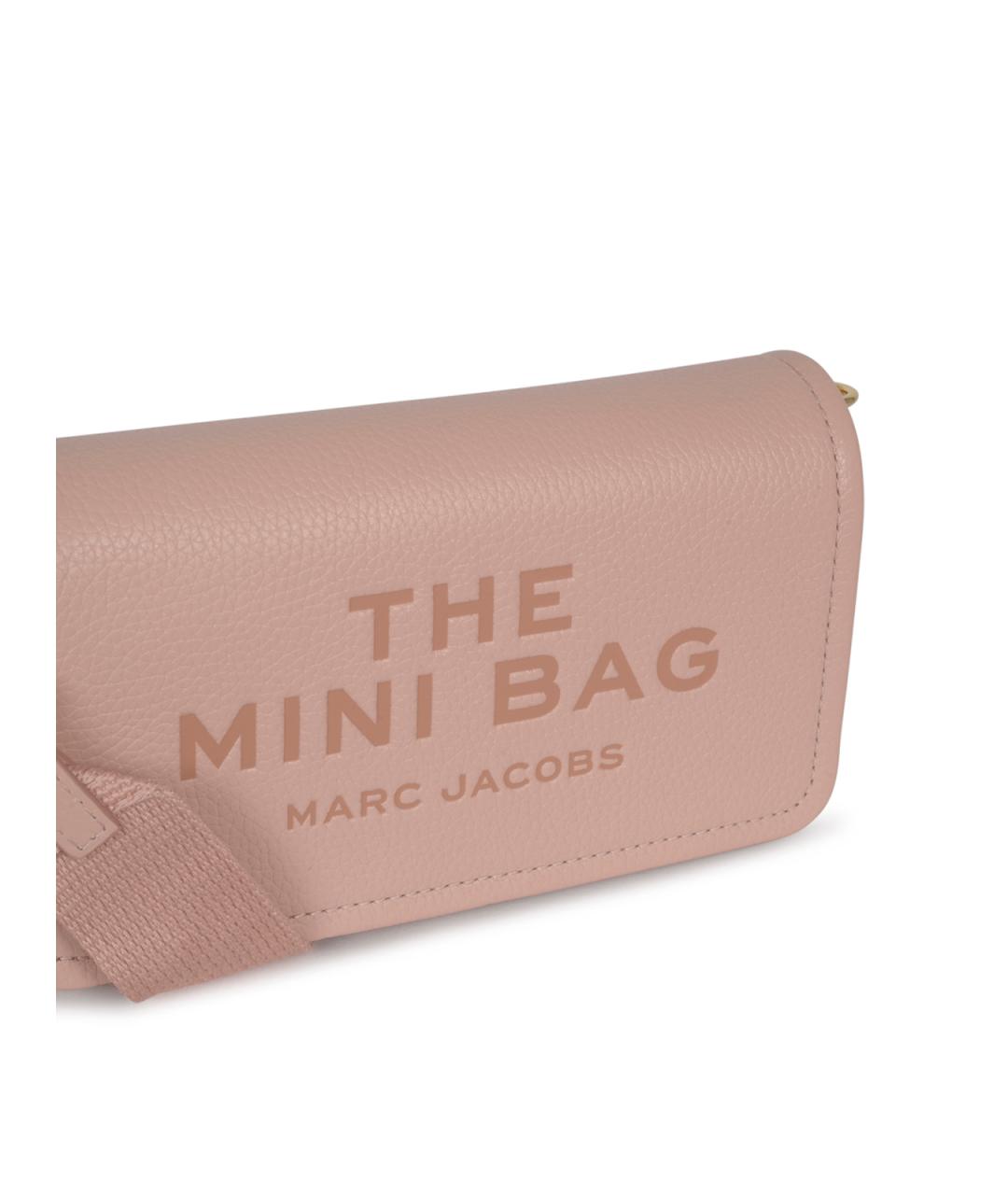 MARC JACOBS Розовая кожаная сумка через плечо, фото 4