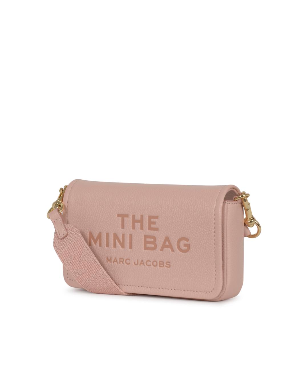 MARC JACOBS Розовая кожаная сумка через плечо, фото 2