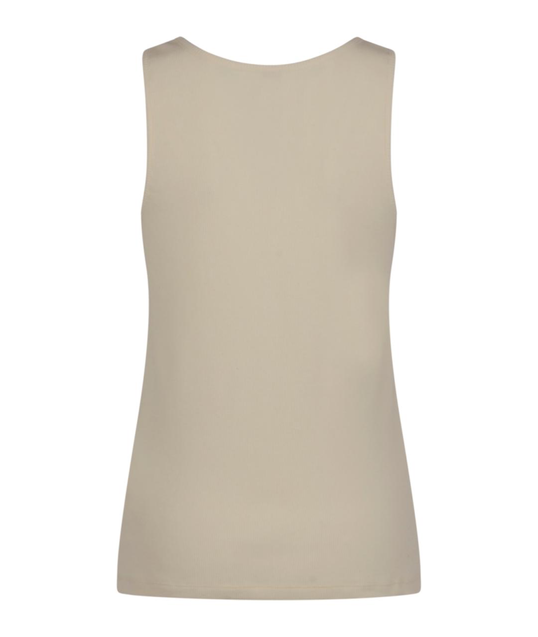 SAINT LAURENT Бежевая майка, фото 2