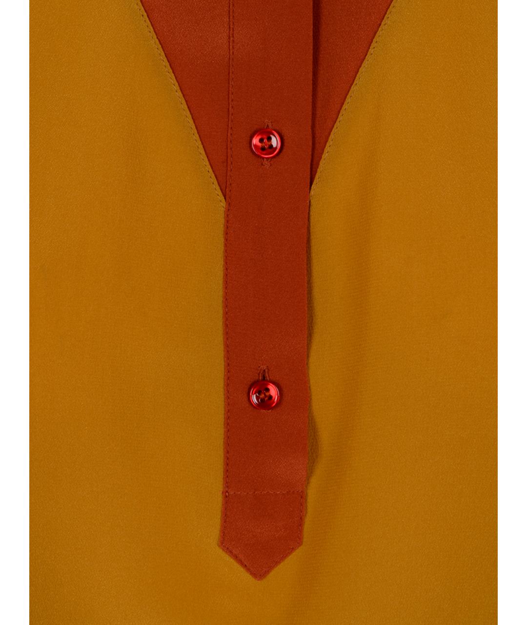 SAINT LAURENT Мульти шелковая блузы, фото 3