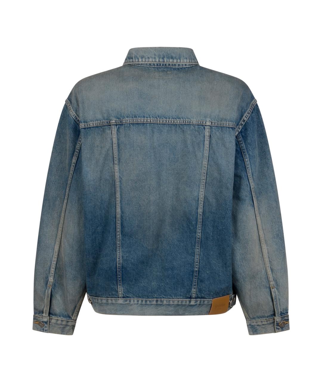 SAINT LAURENT Голубая деним куртка, фото 2