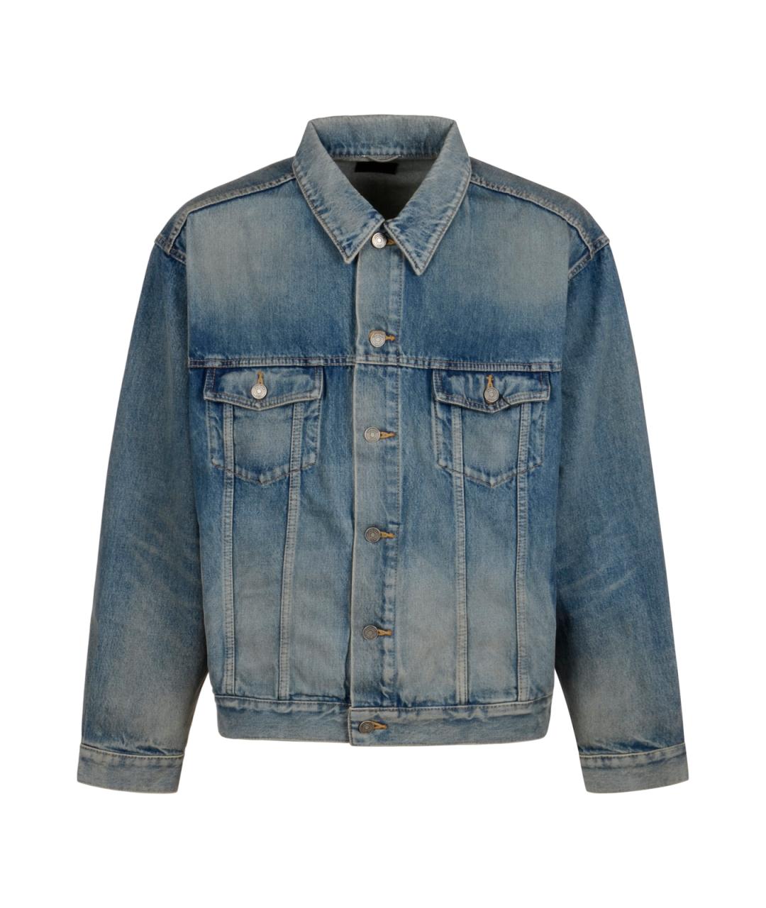 SAINT LAURENT Голубая деним куртка, фото 1