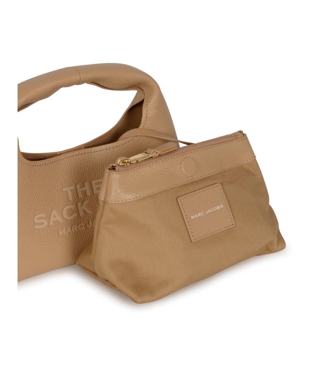 MARC JACOBS Бежевая кожаная сумка через плечо, фото 4