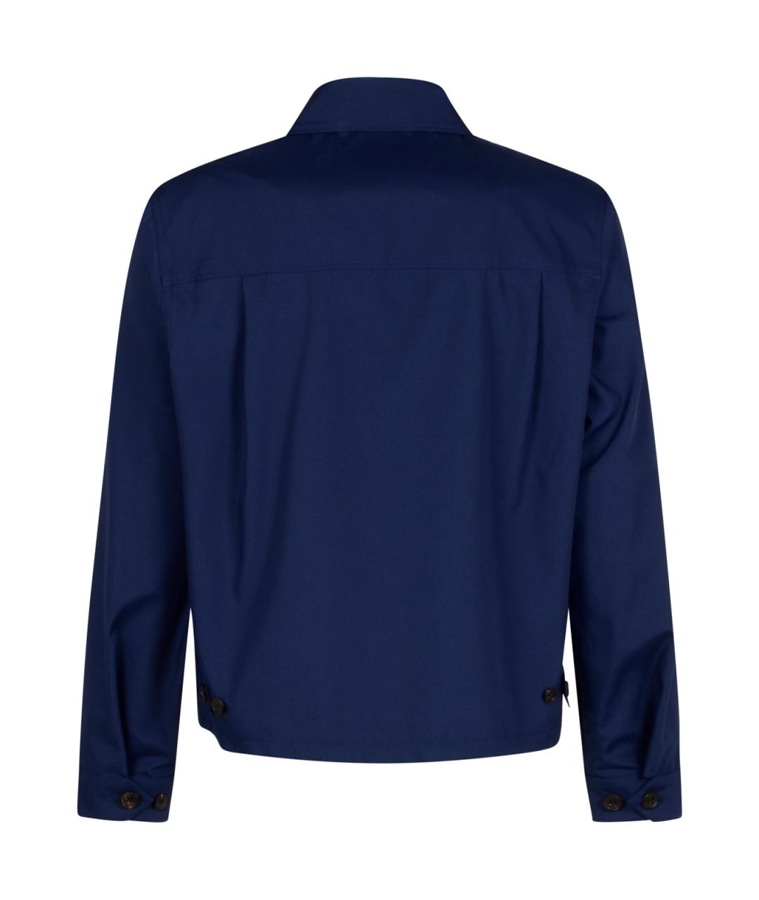 PRADA Синяя синтетическая куртка, фото 2