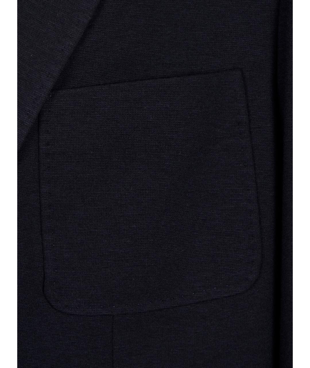 CANALI Темно-синий хлопковый пиджак, фото 3