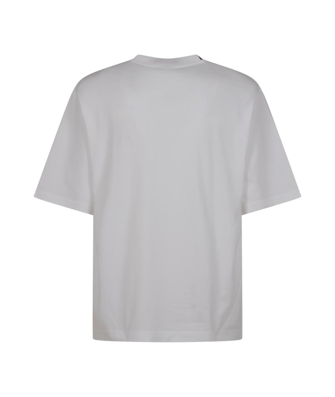 DOLCE&GABBANA Белая хлопковая футболка, фото 2