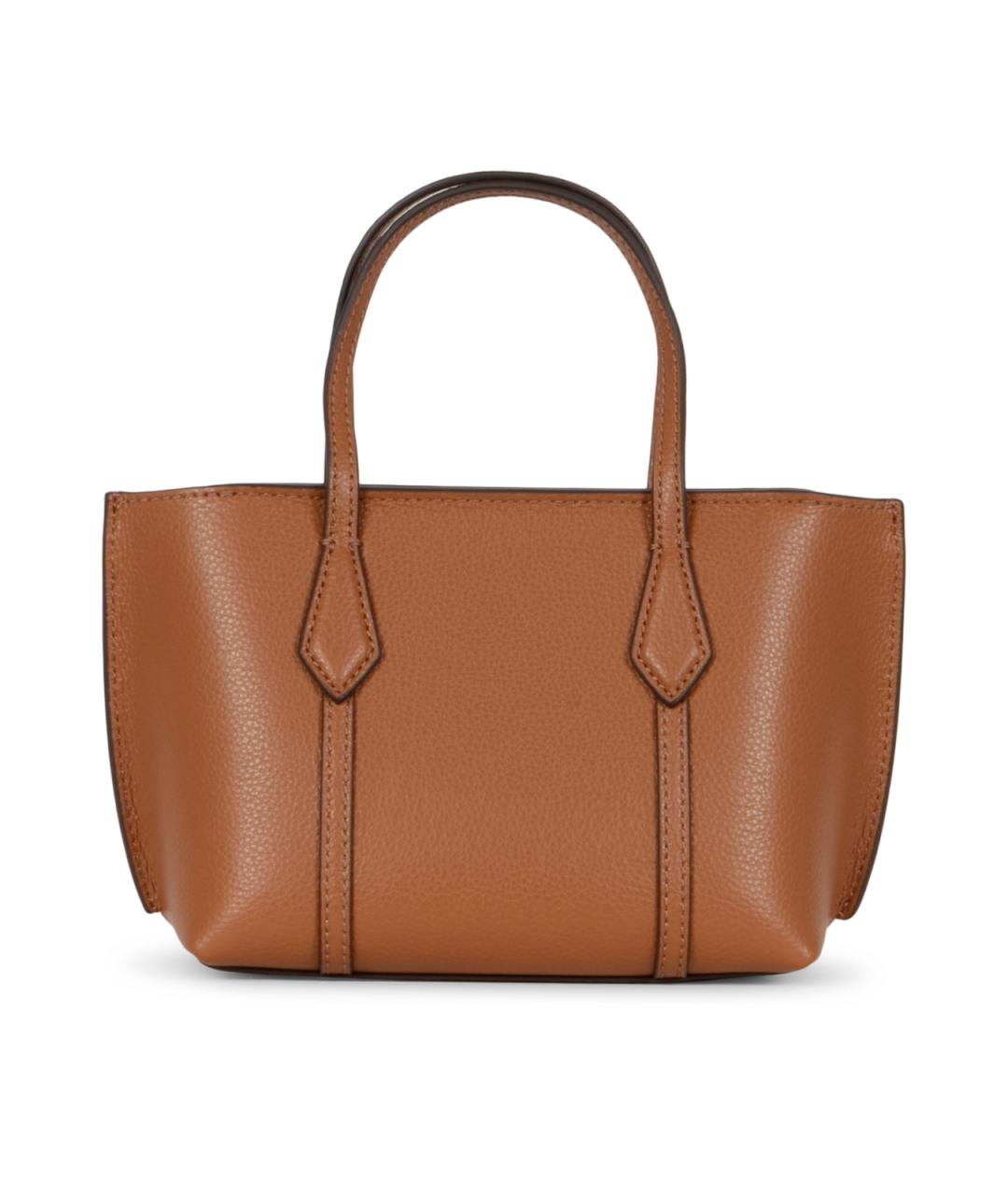 TORY BURCH Коричневая кожаная сумка тоут, фото 3