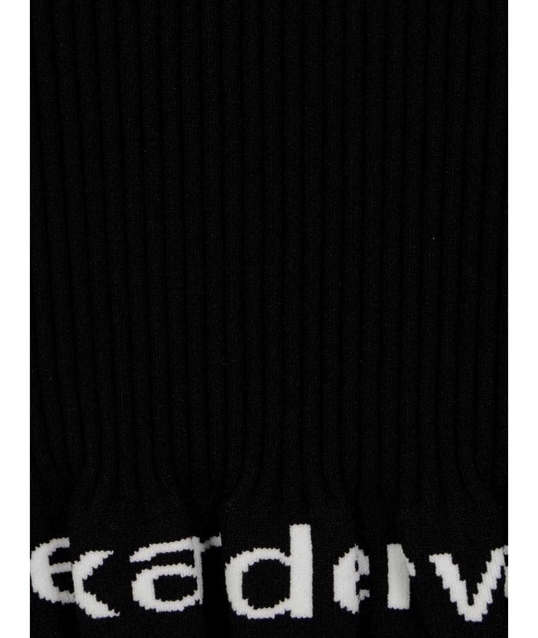 ALEXANDER WANG Черное хлопковое повседневное платье, фото 3