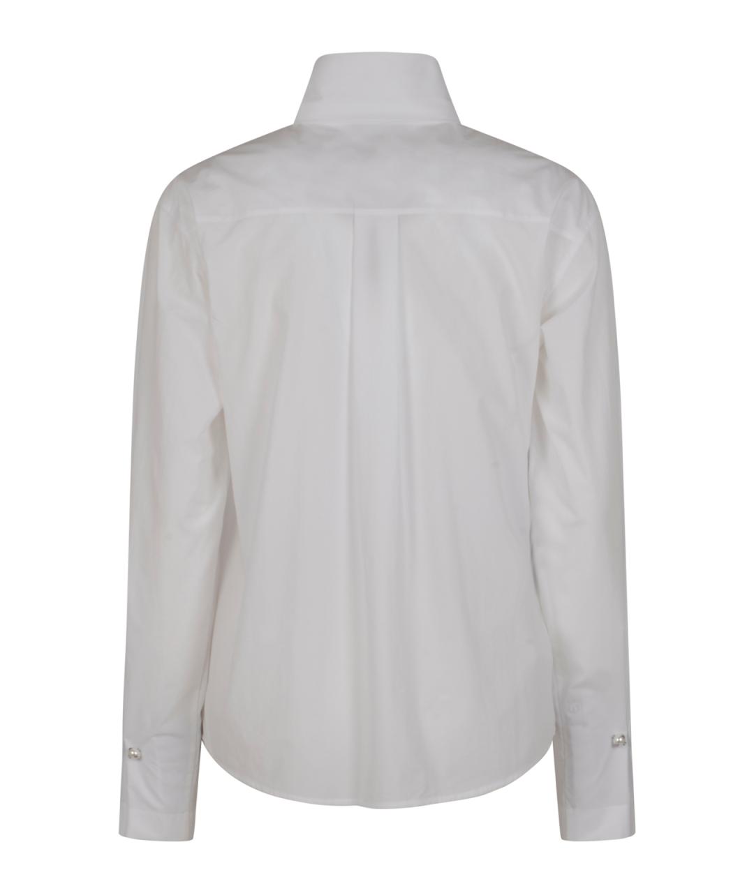 ALBERTA FERRETTI Белая хлопковая рубашка, фото 2