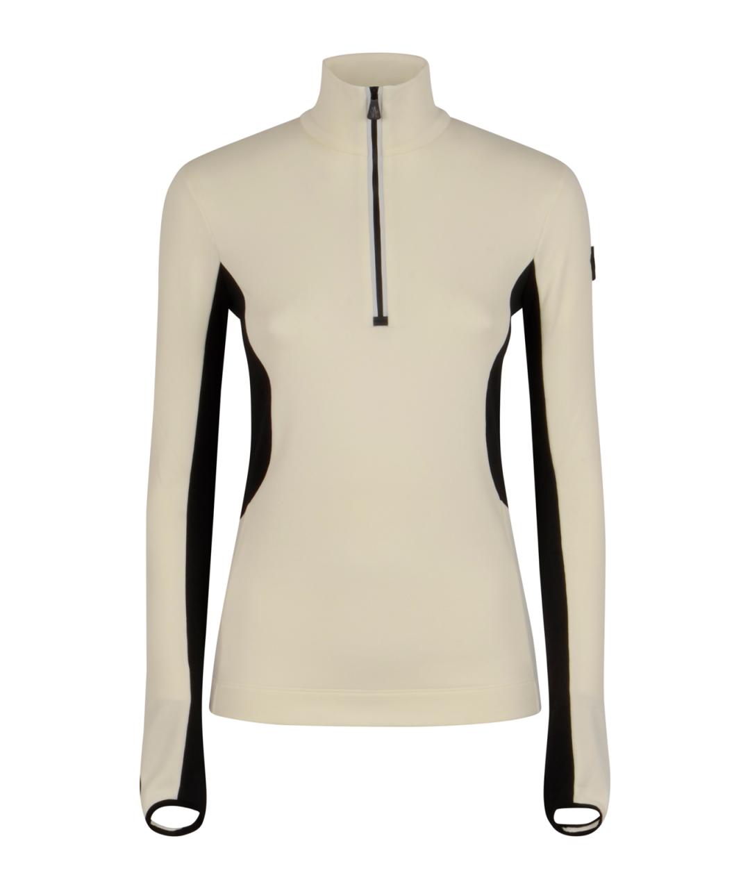 MONCLER GRENOBLE Бежевый полиэстеровый джемпер / свитер, фото 1