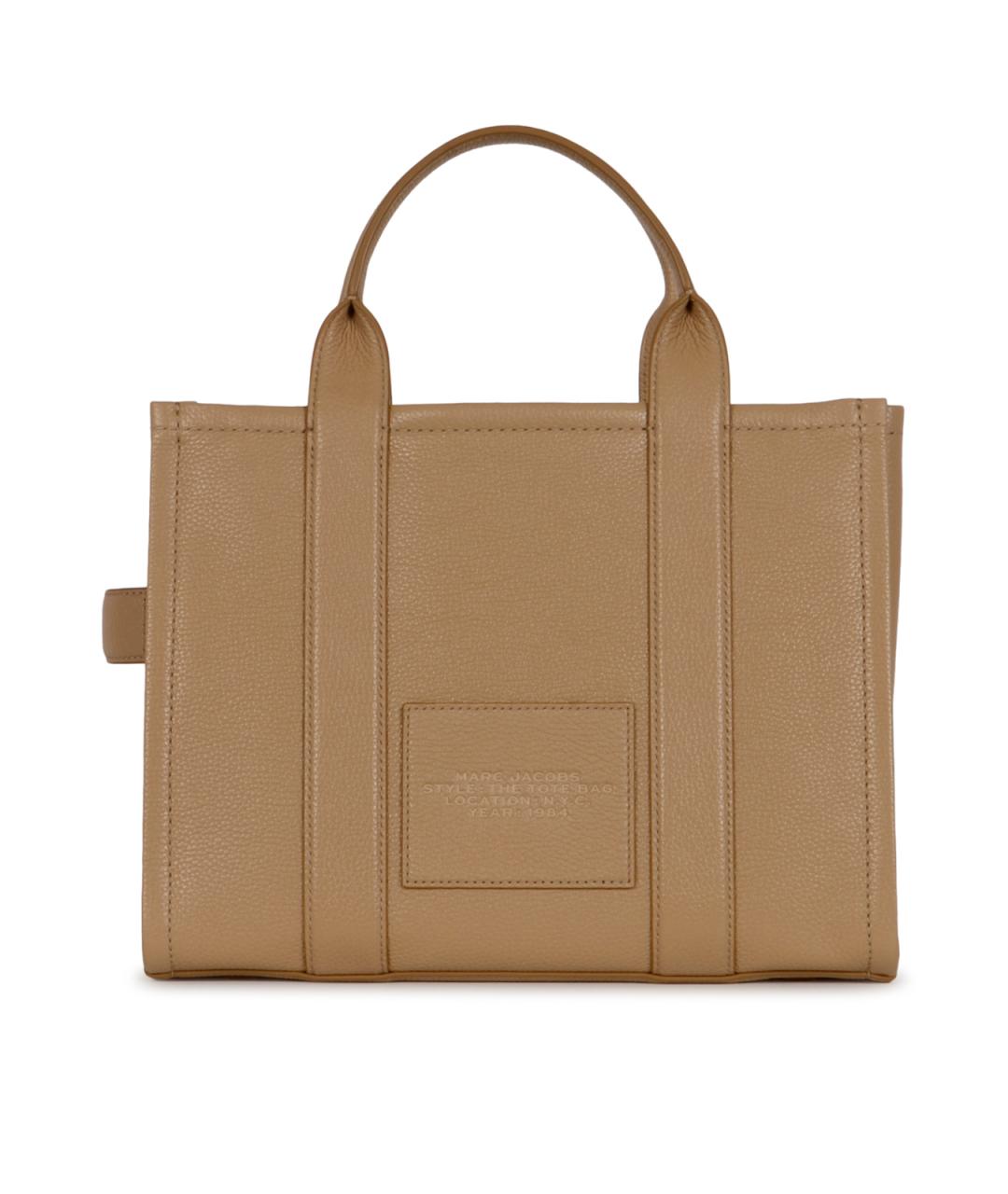 MARC JACOBS Коричневая кожаная сумка тоут, фото 3