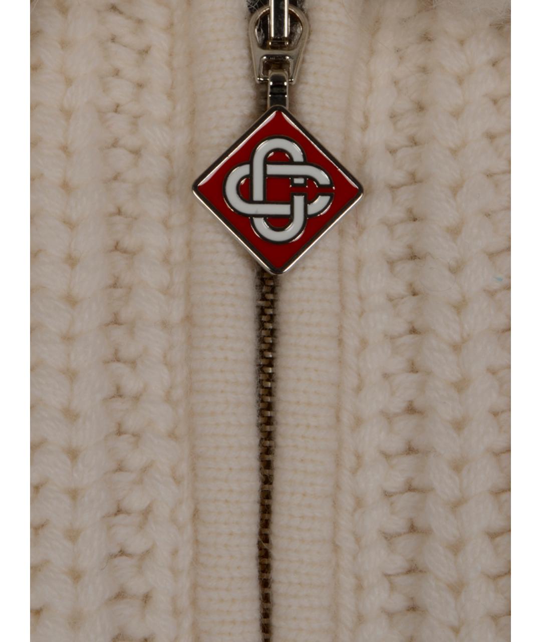 CASABLANCA Белая шерстяная куртка, фото 3