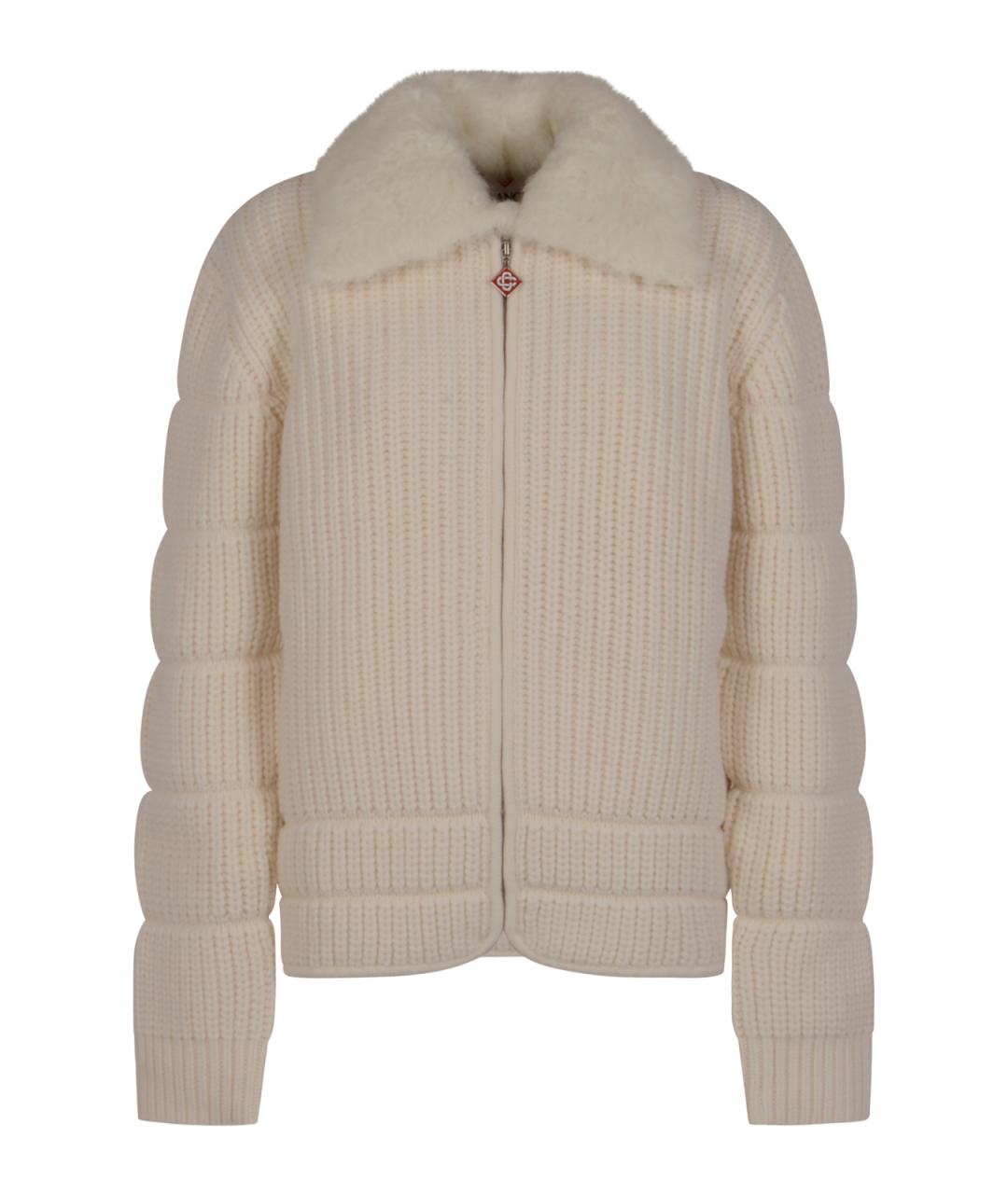 CASABLANCA Белая шерстяная куртка, фото 1