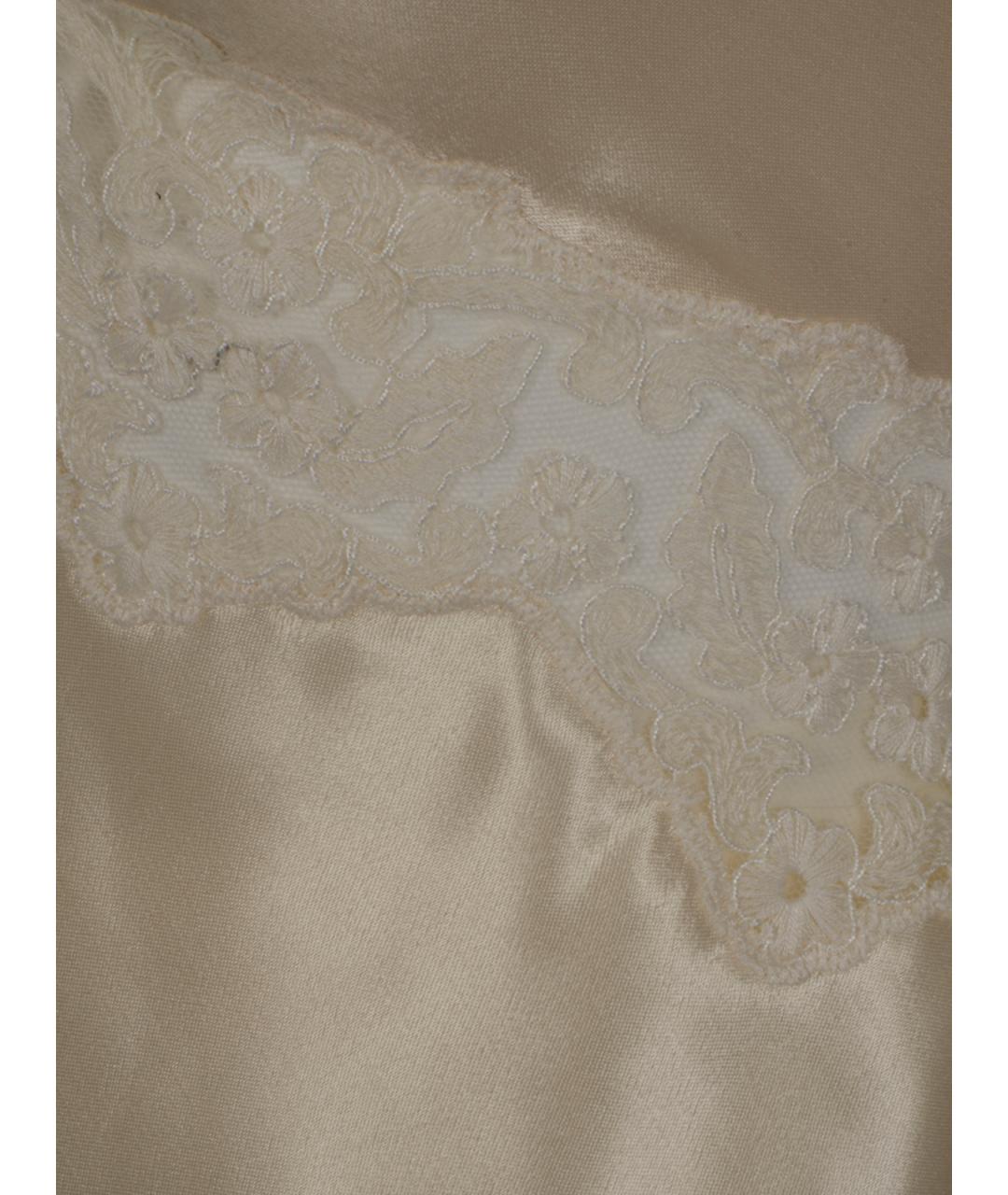 ALBERTA FERRETTI Белая вискозная майка, фото 3