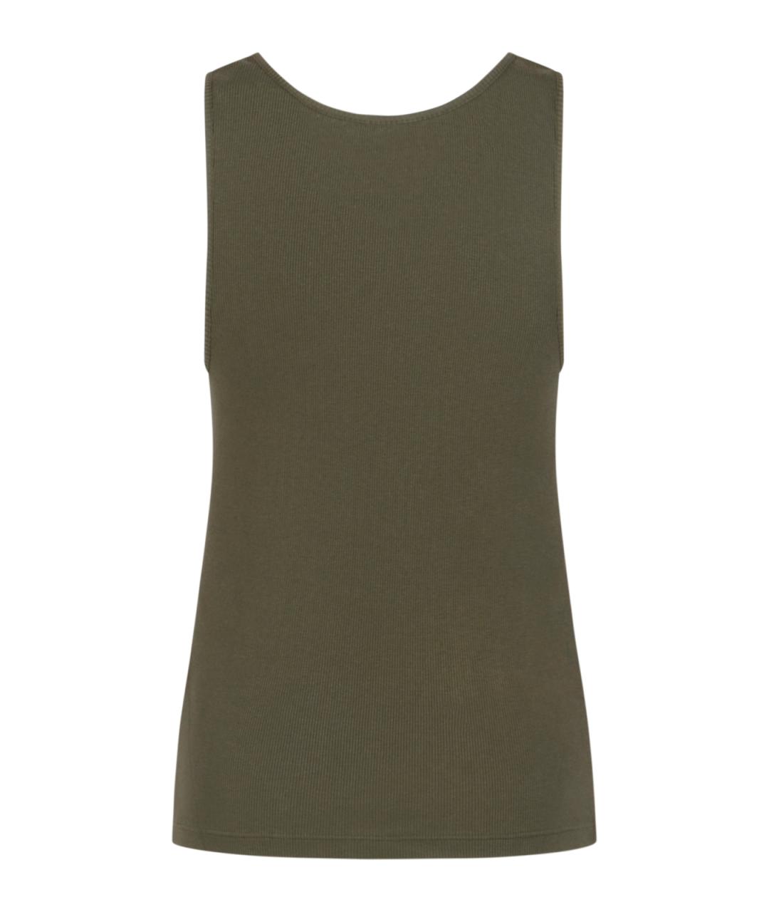 SAINT LAURENT Хаки майка, фото 2