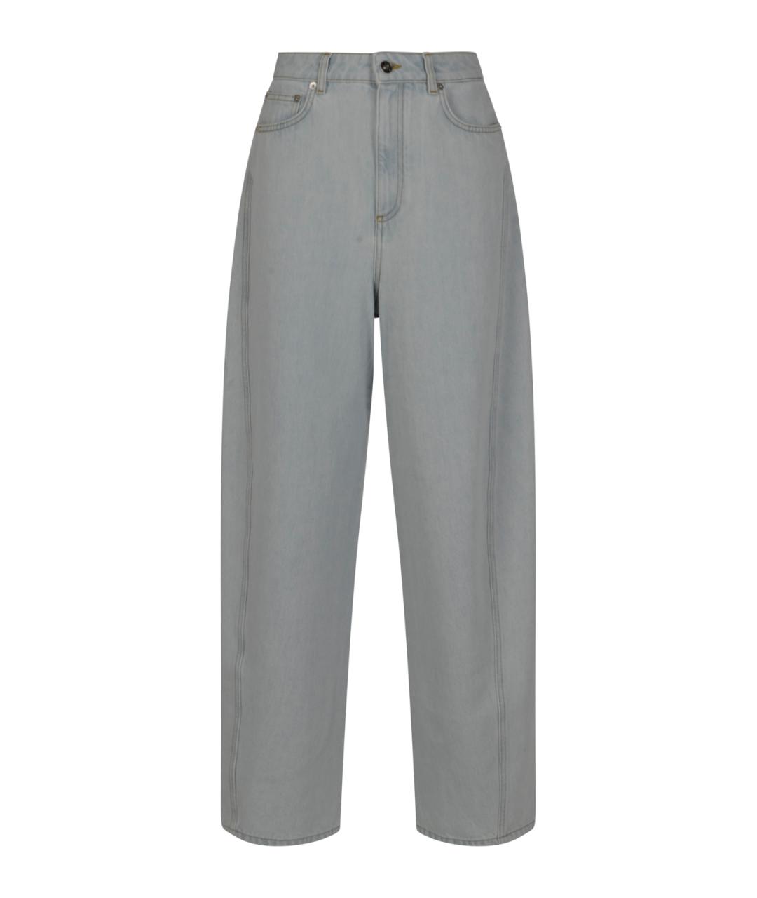 GIVENCHY Голубые хлопковые прямые джинсы, фото 1