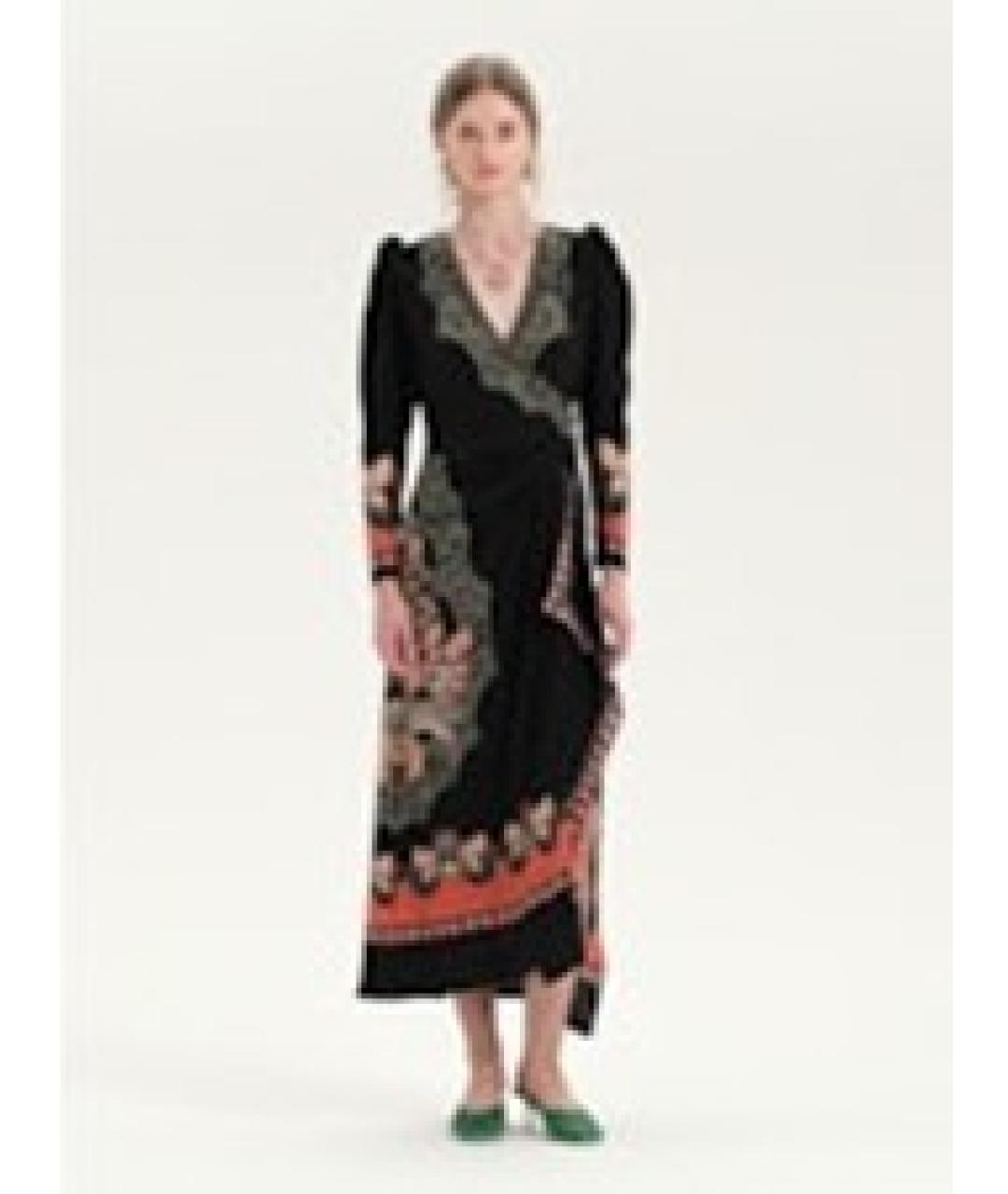 LA DOUBLEJ Черное шелковое платье, фото 4