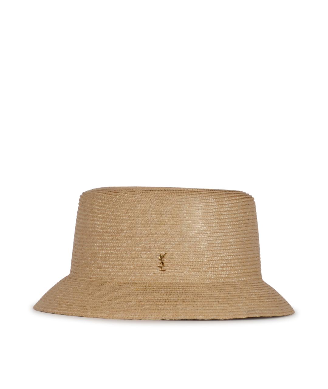 SAINT LAURENT Бежевая кепка/бейсболка, фото 2