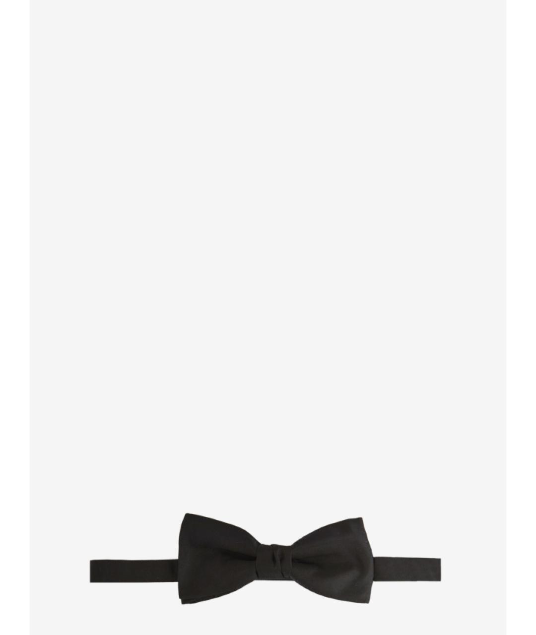 SAINT LAURENT Черная шелковая бабочка, фото 4