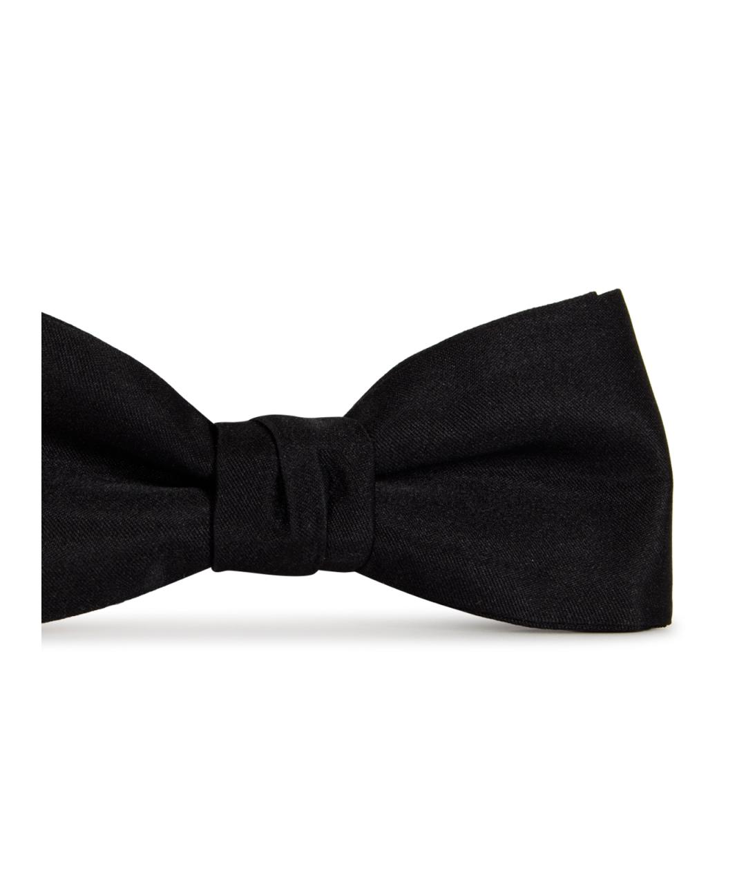 SAINT LAURENT Черная шелковая бабочка, фото 3