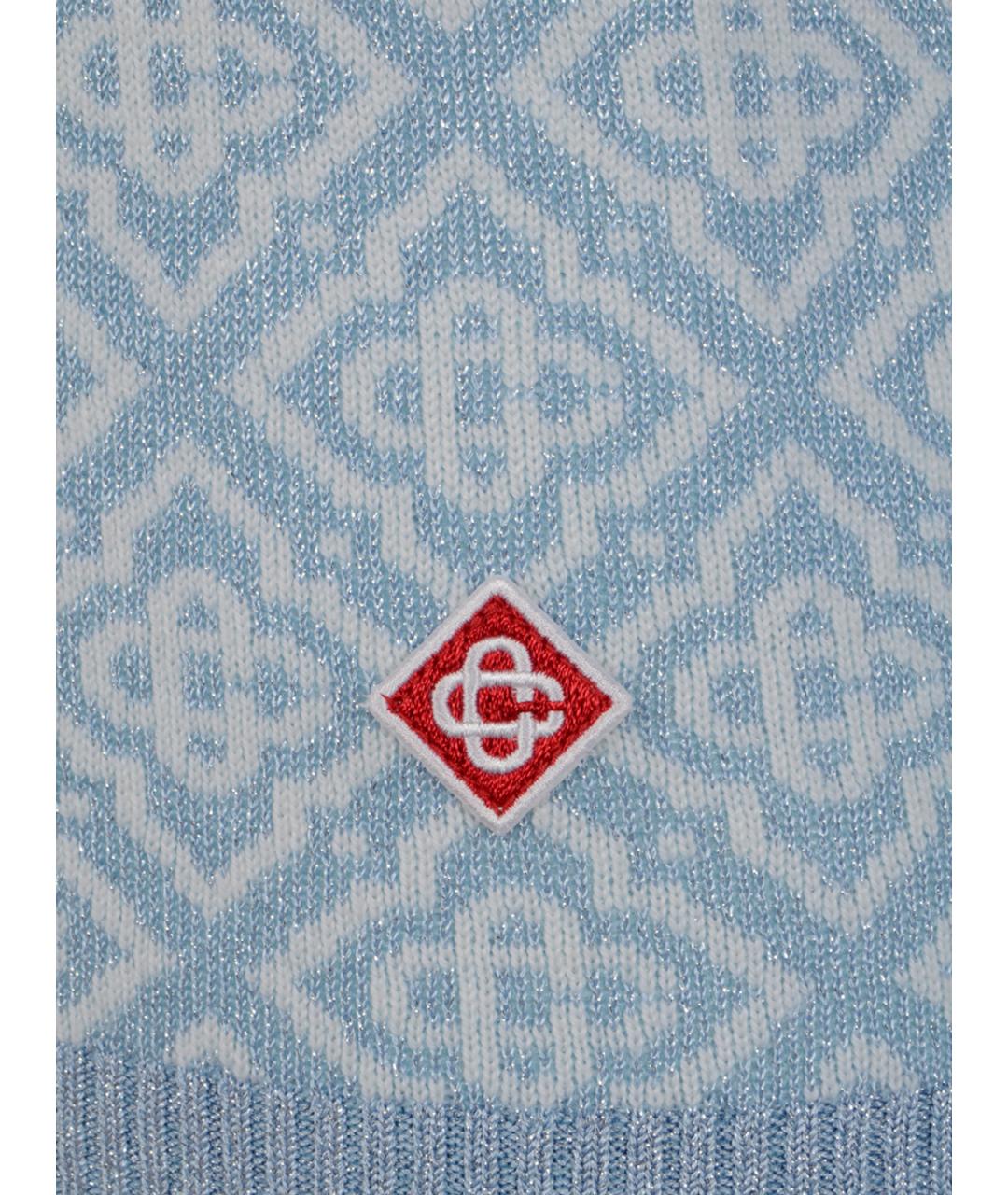 CASABLANCA Синий джемпер / свитер, фото 3