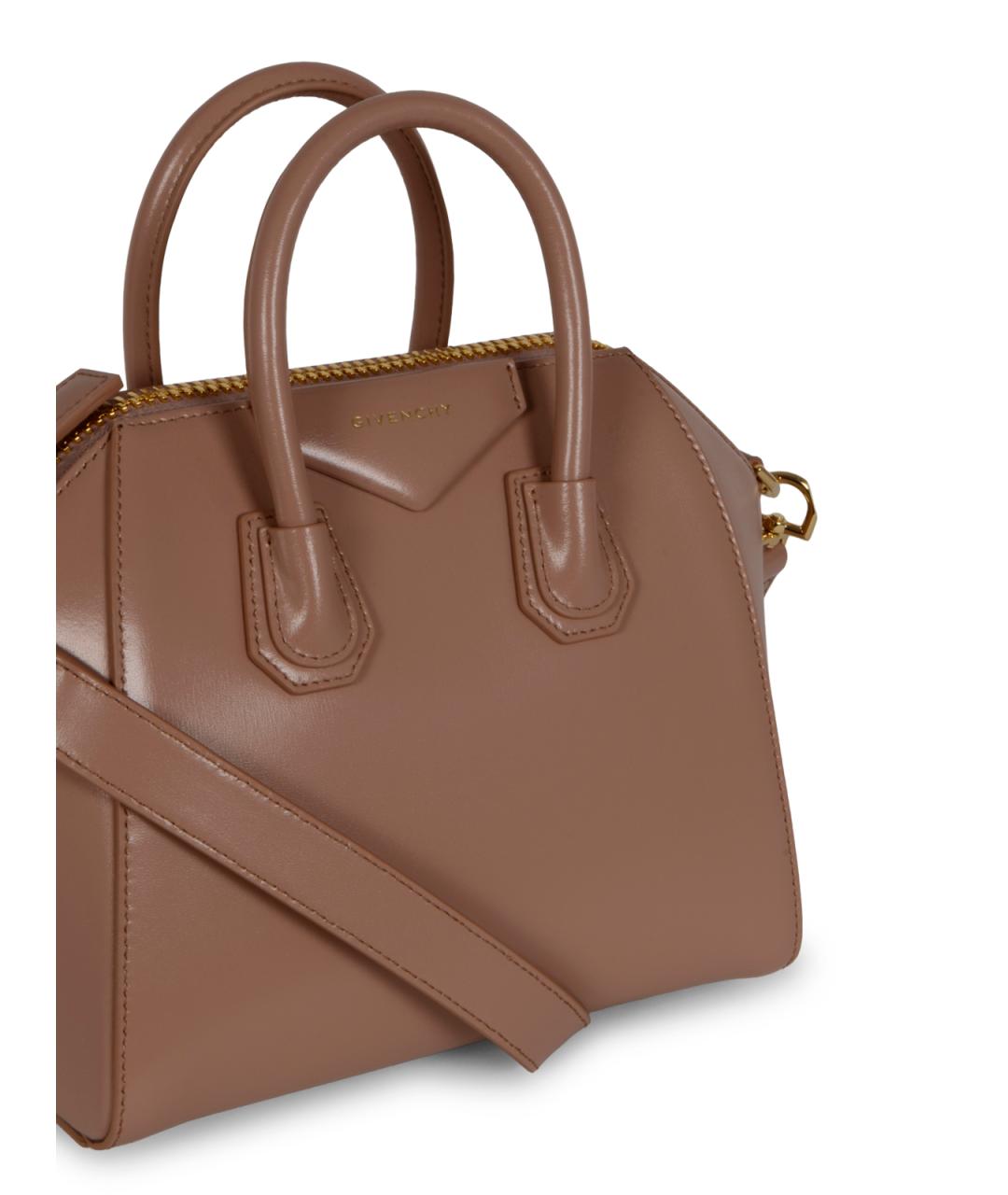 GIVENCHY Розовая кожаная сумка тоут, фото 4