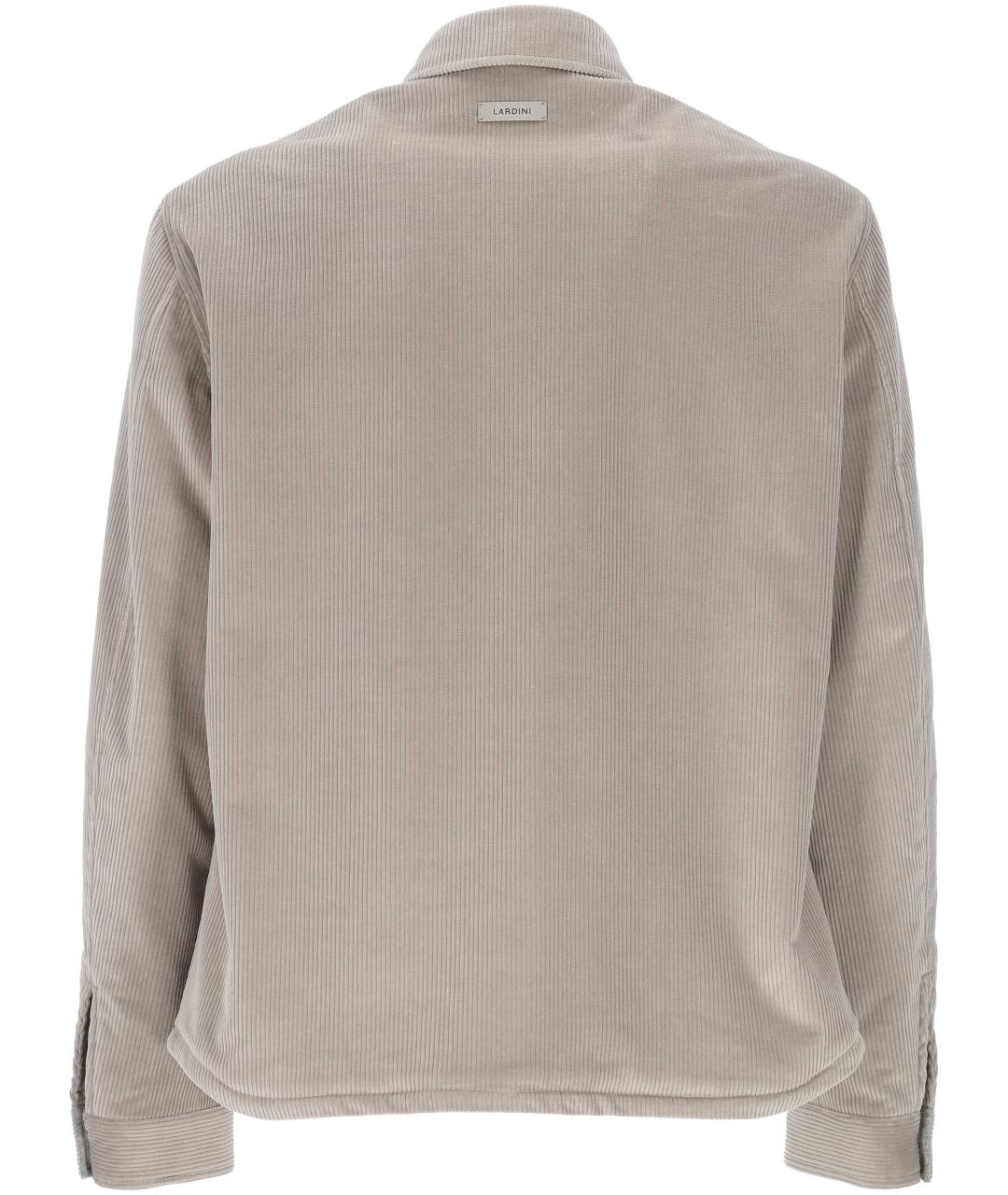 LARDINI Бежевая хлопковая куртка, фото 3