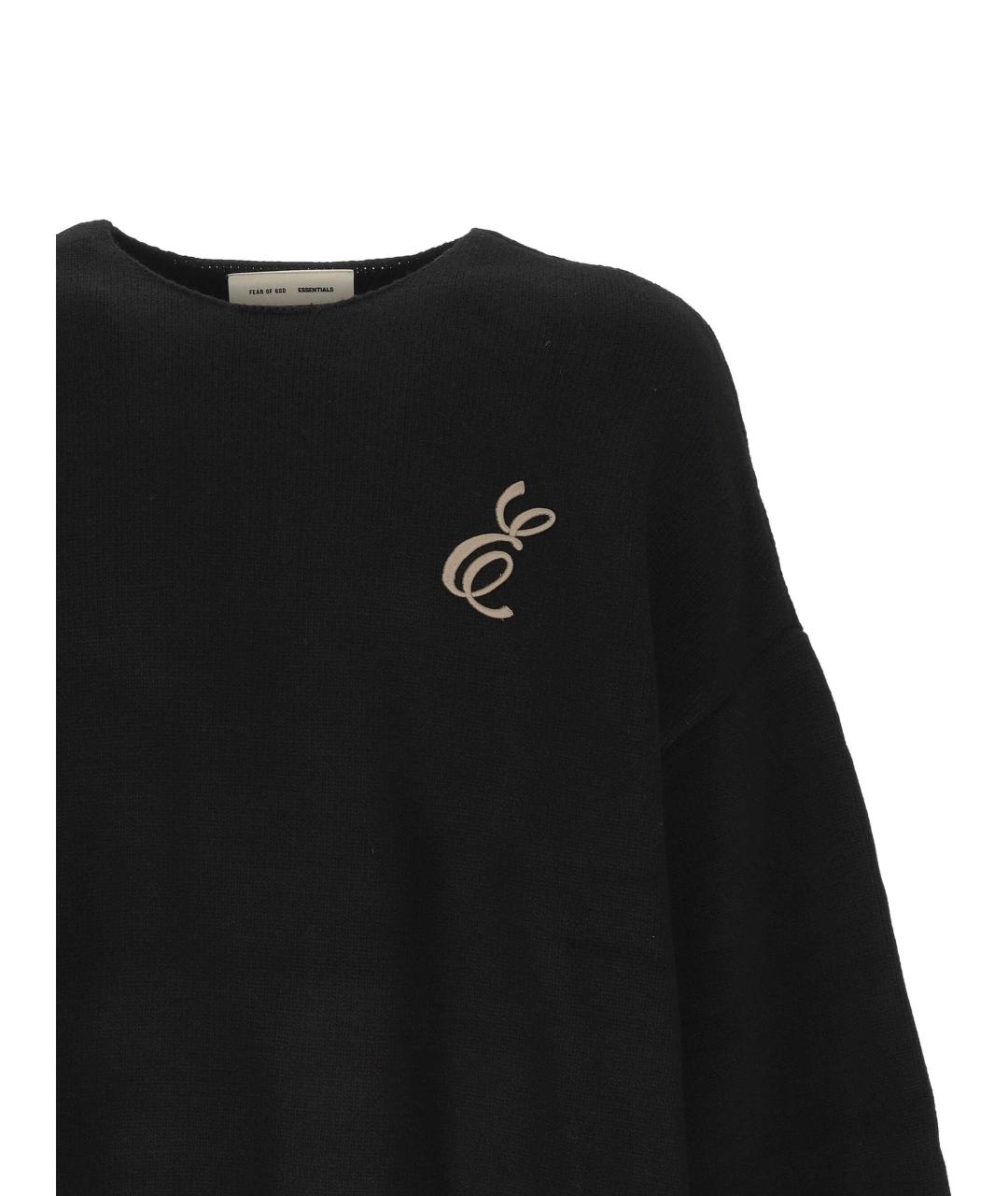 FEAR OF GOD ESSENTIALS Черный джемпер / свитер, фото 2