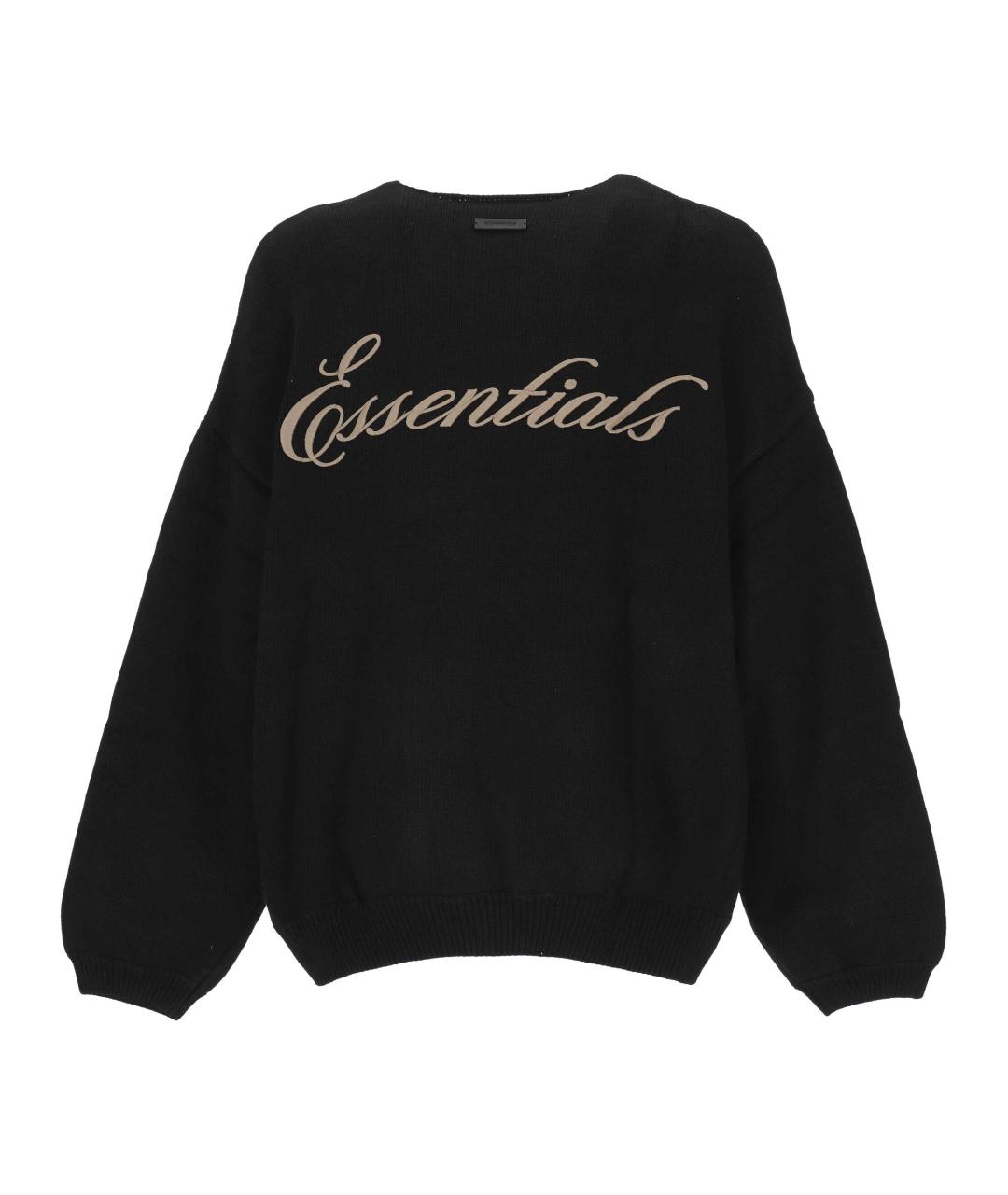 FEAR OF GOD ESSENTIALS Черный джемпер / свитер, фото 3