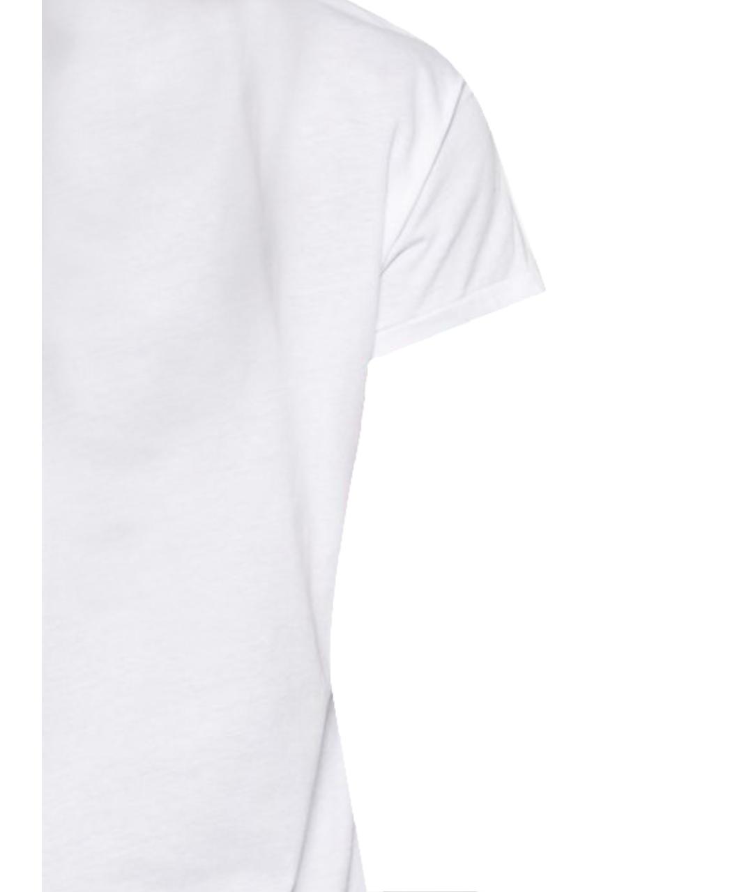 POLO RALPH LAUREN Белая хлопковая футболка, фото 3