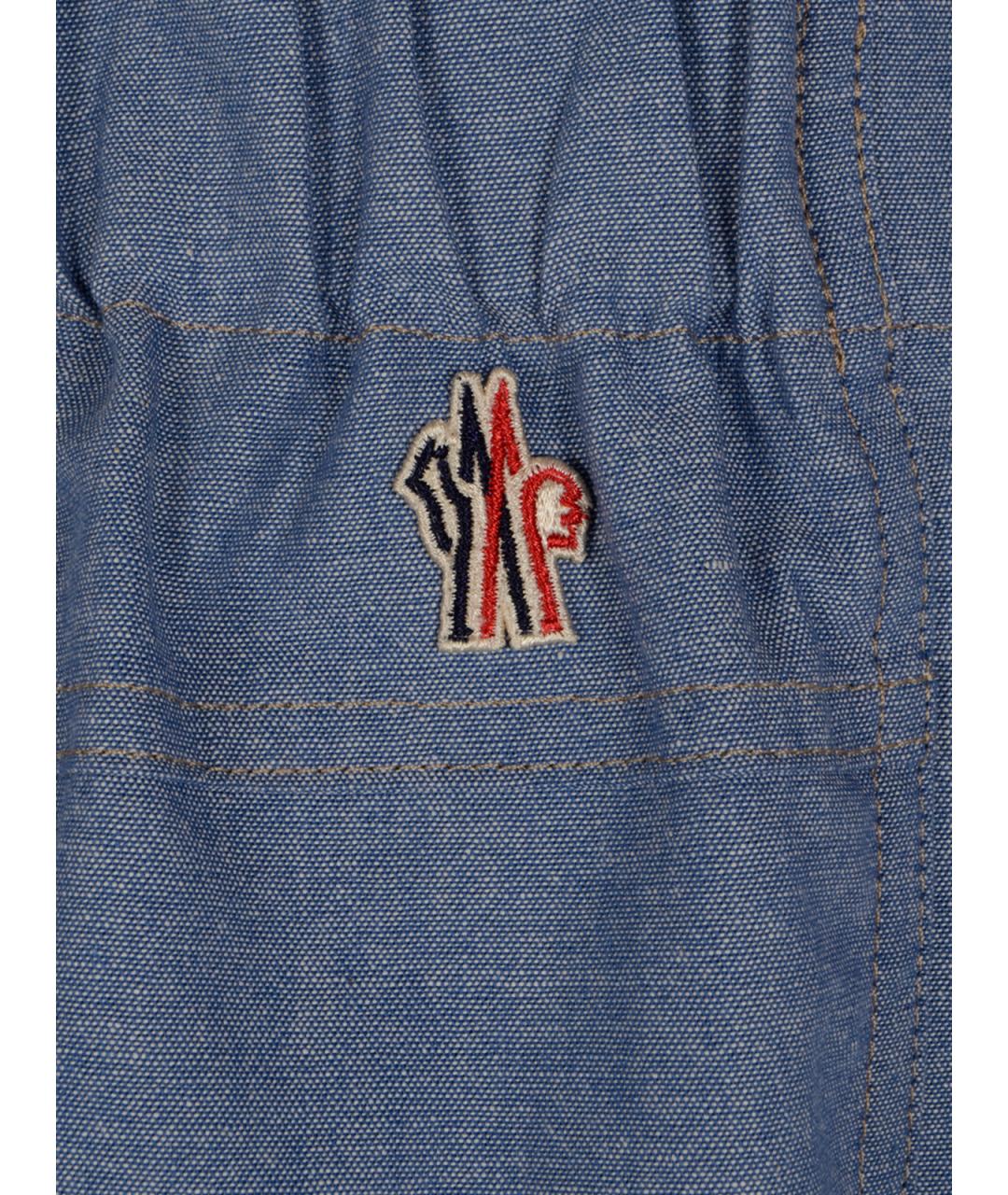 MONCLER GRENOBLE Синие шорты, фото 3