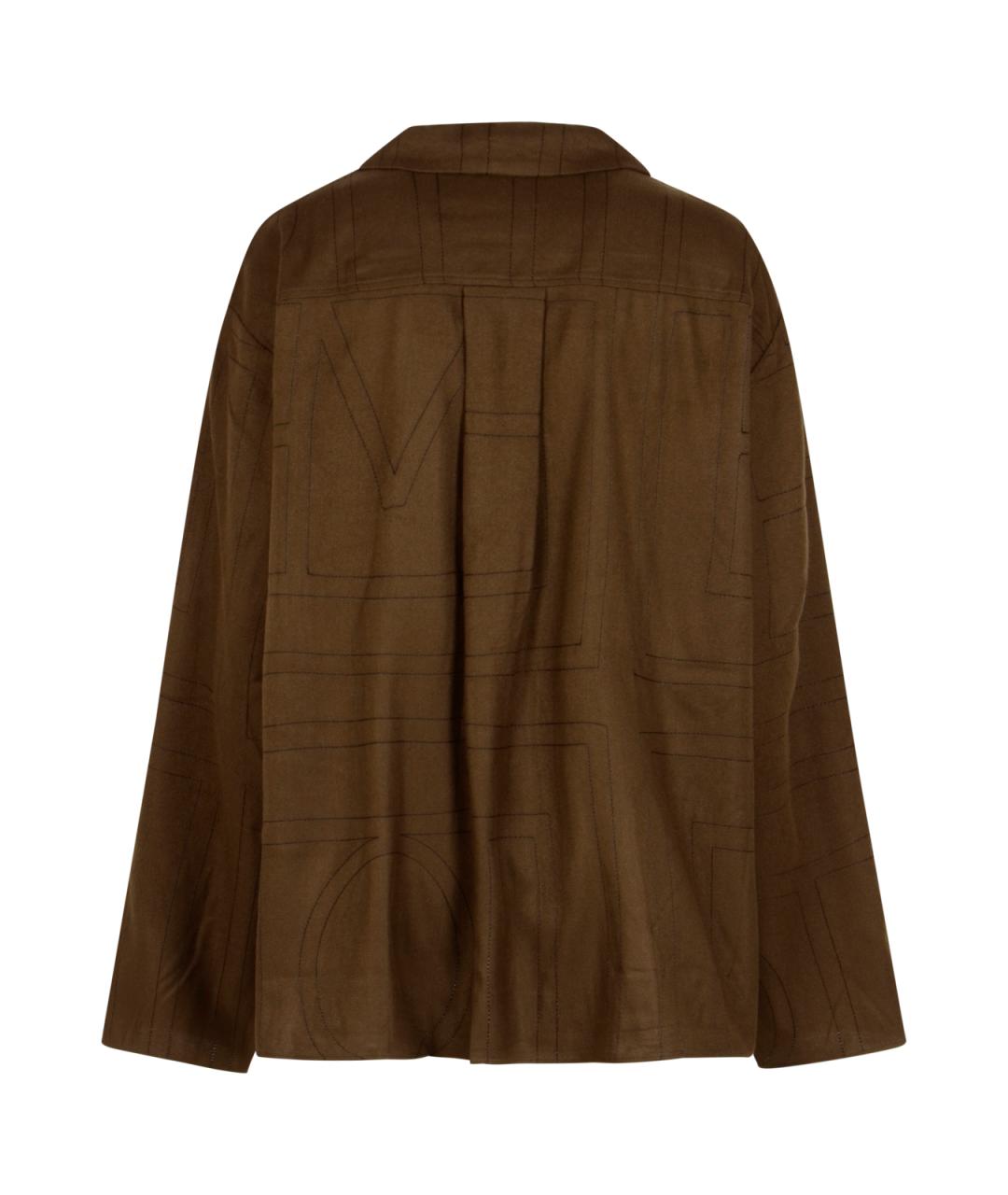 TOTEME Коричневая рубашка, фото 2