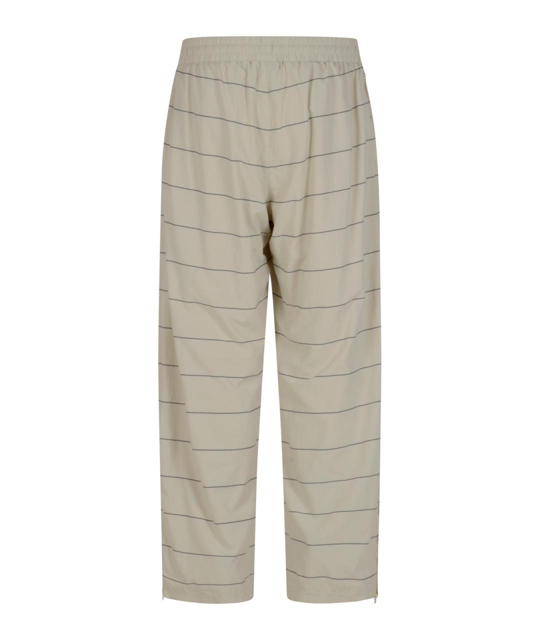 BALENCIAGA Белые хлопковые повседневные брюки, фото 2